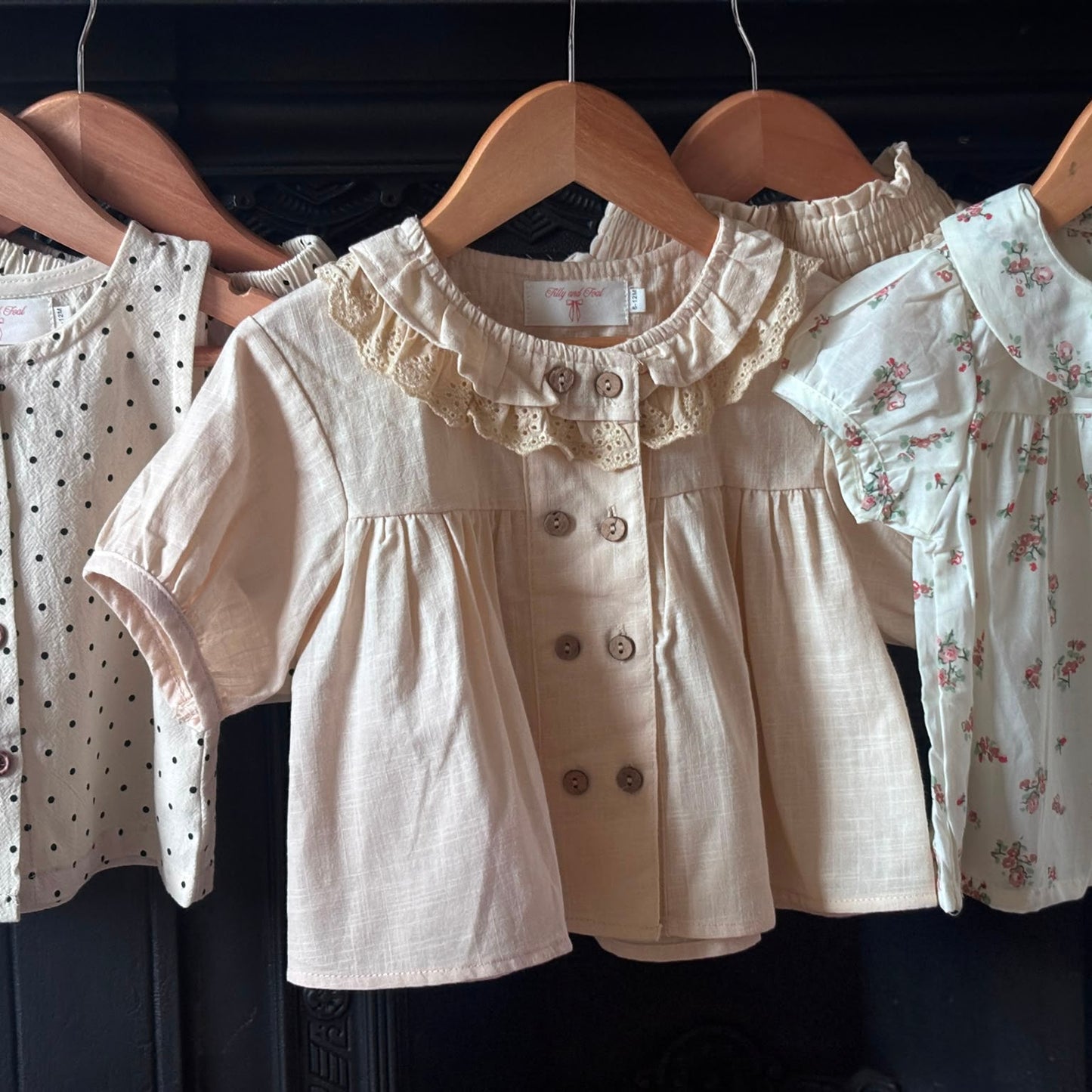 Frill collar set