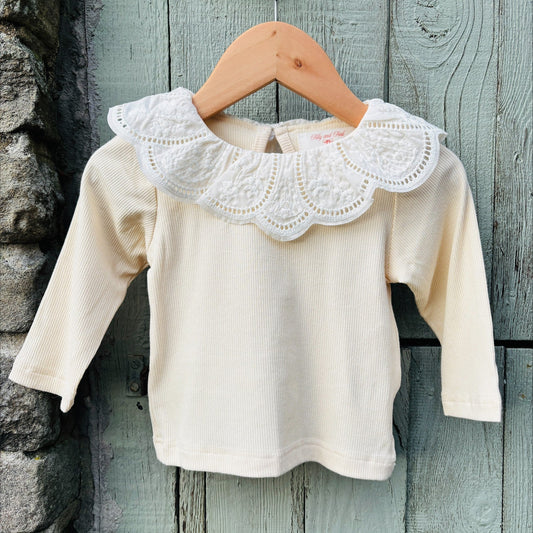 Frill Collar Top