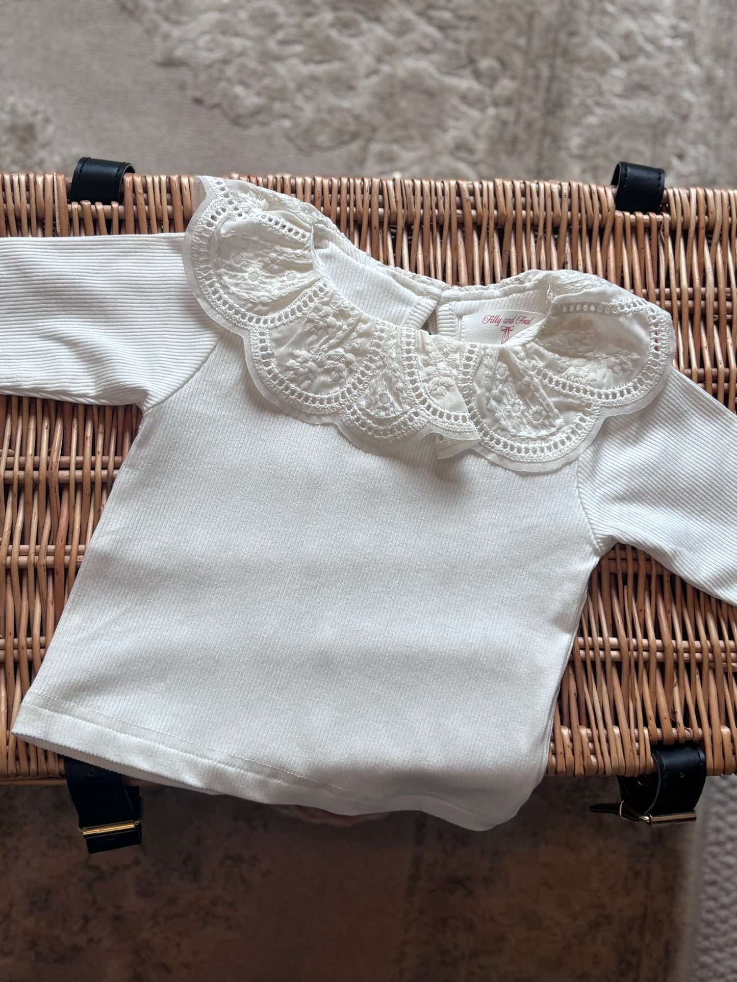 Frill Collar Top