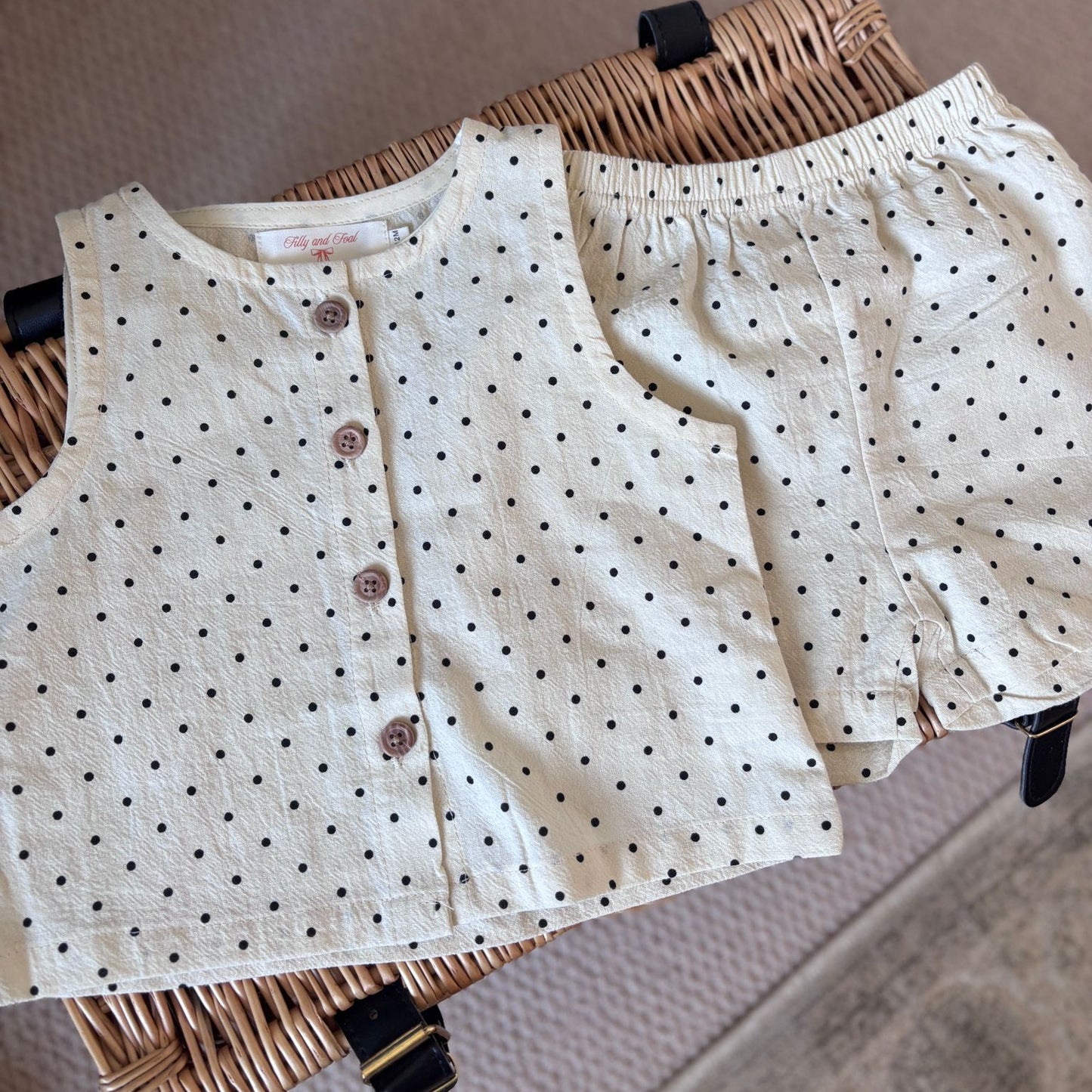 Polka dot set