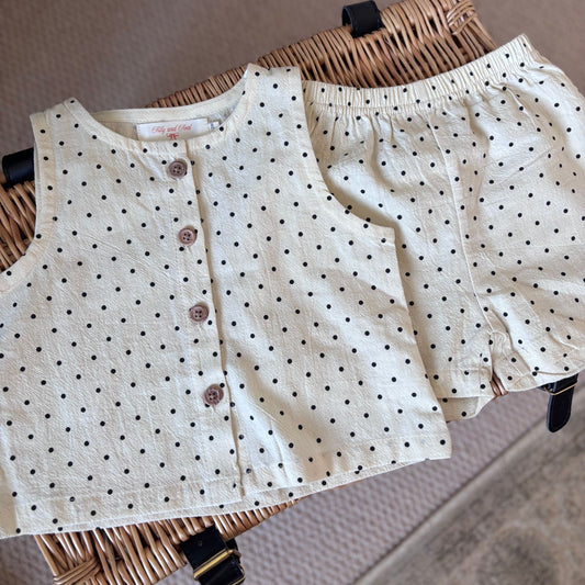 Polka dot set