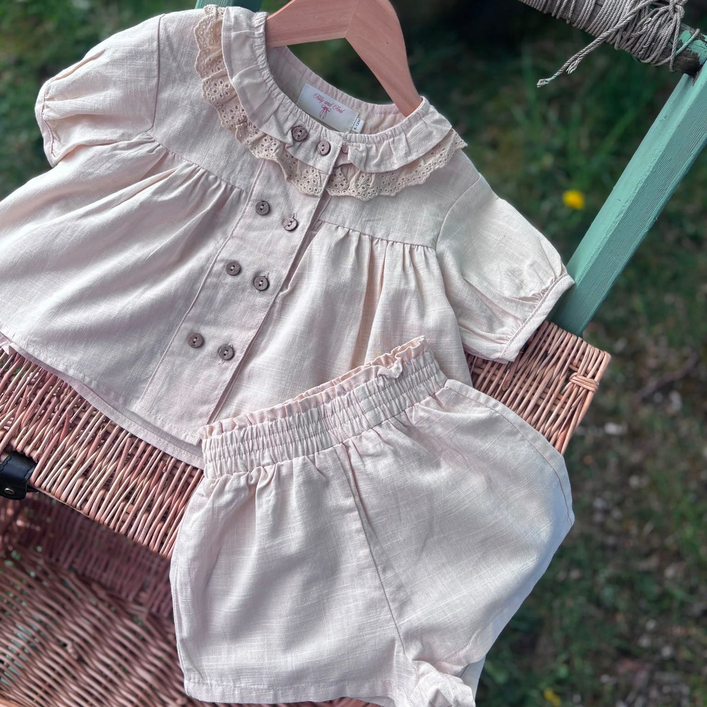 Frill collar set