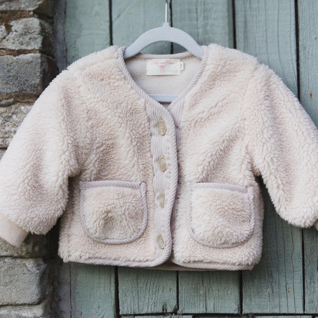 Cream Teddy jacket